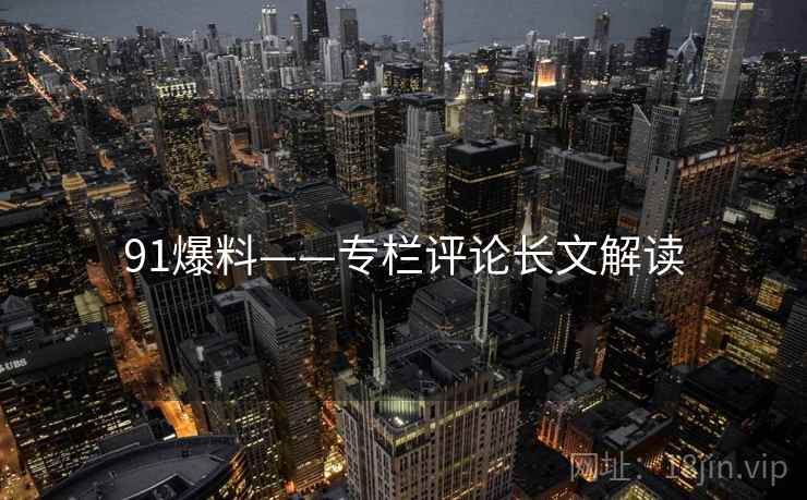91爆料——专栏评论长文解读