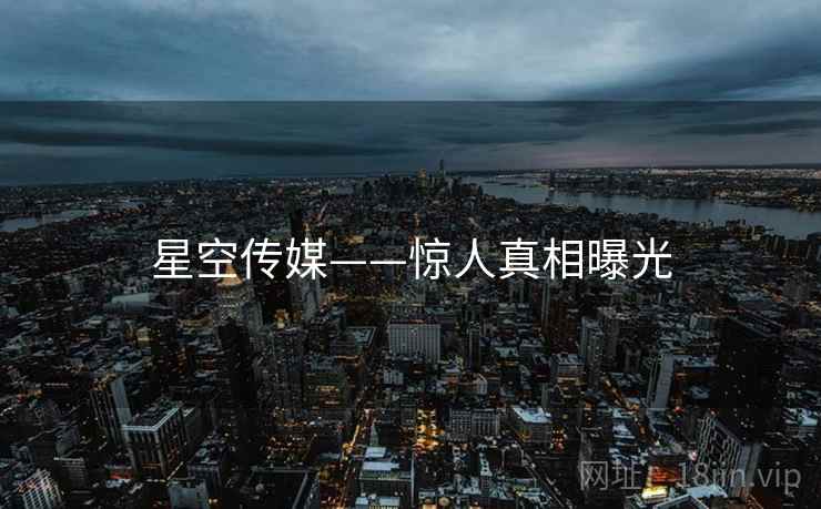 星空传媒——惊人真相曝光