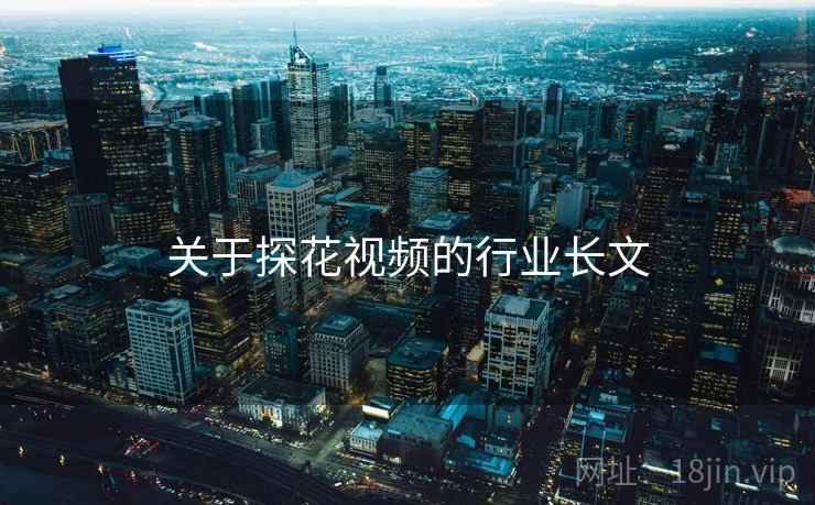 关于探花视频的行业长文