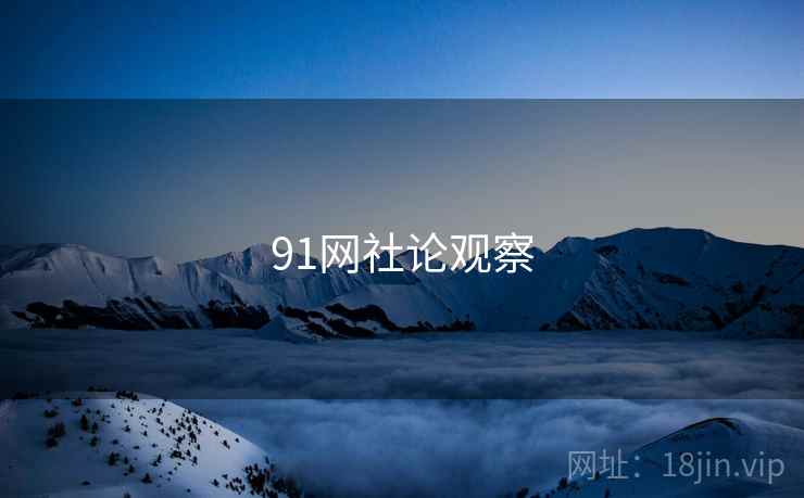 91网社论观察